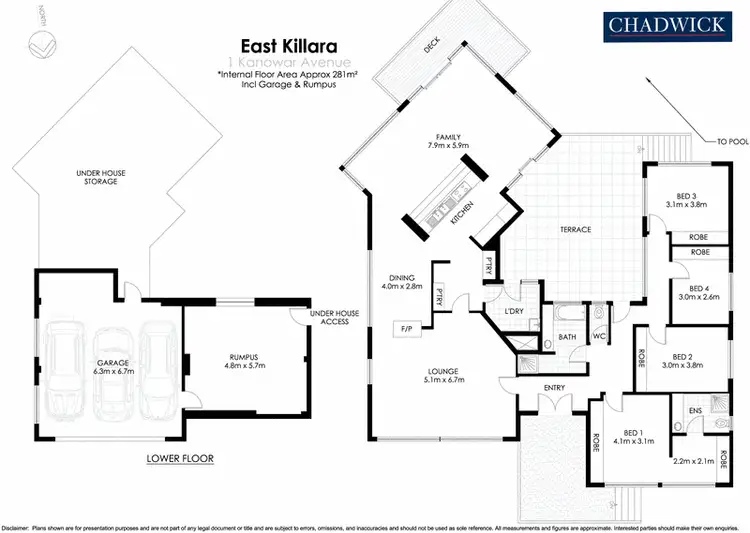 Floorplan of Homely house listing, 1 Kanowar Avenue, East Killara NSW 2071