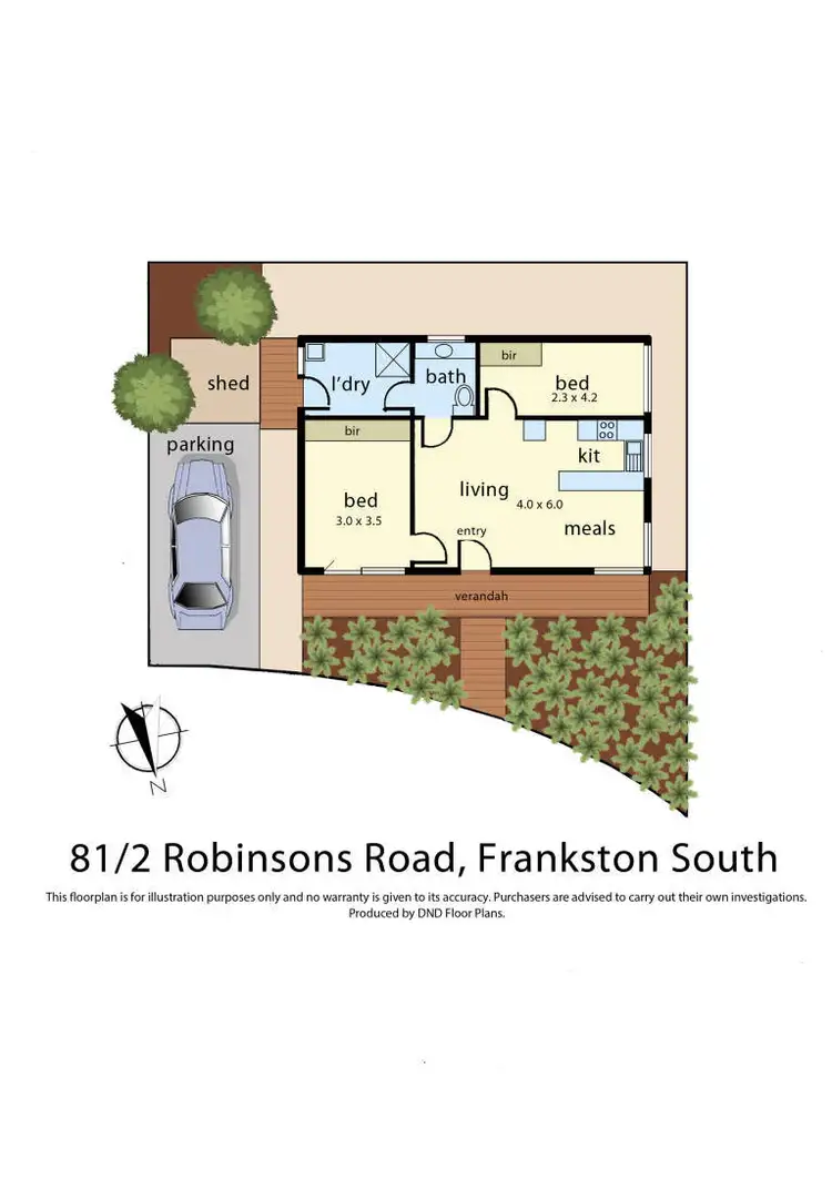Floorplan of Homely unit listing, 81/2 Robinsons Road, Frankston South VIC 3199