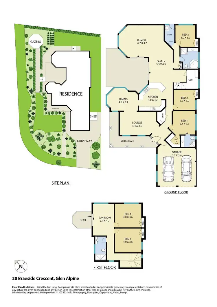 Floorplan of Homely house listing, 20 Braeside Crescent, Glen Alpine NSW 2560