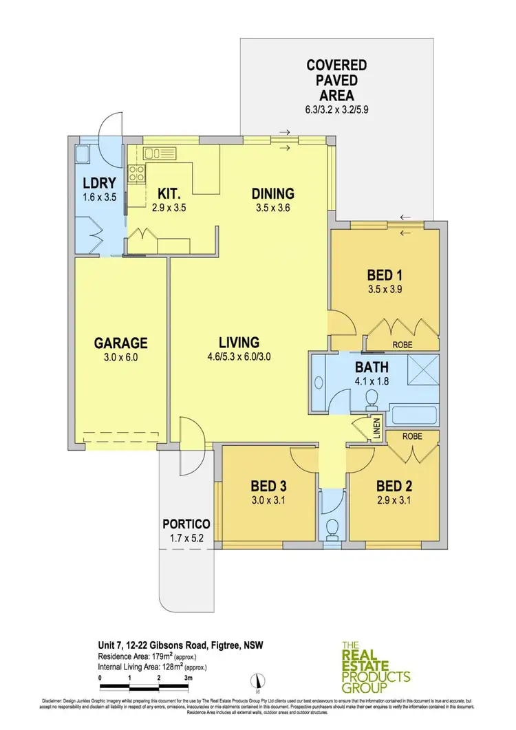 Floorplan of Homely villa listing, 7/12-22 Gibsons Road, Figtree NSW 2525