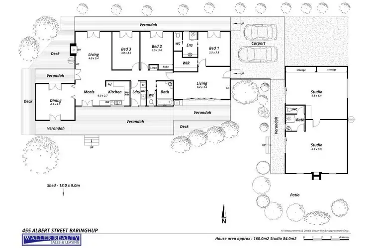 Floorplan of Homely house listing, 455 Albert Street, Baringhup VIC 3463