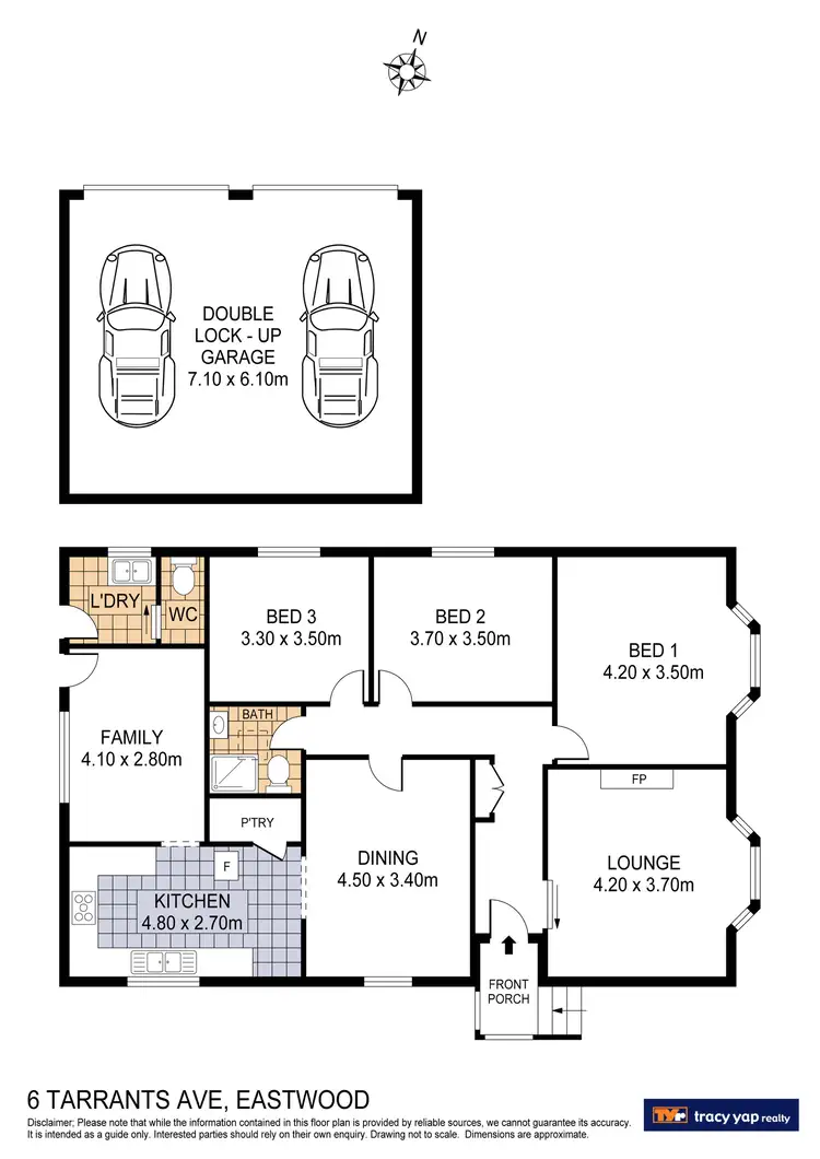 Floorplan of Homely house listing, 6 Tarrants Avenue, Eastwood NSW 2122