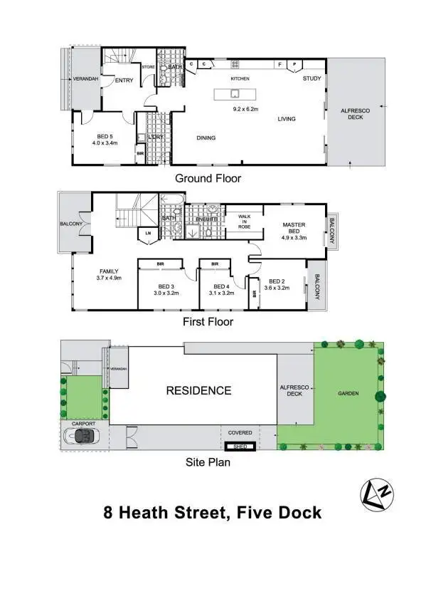 Floorplan of Homely house listing, 8 Heath Street, Five Dock NSW 2046