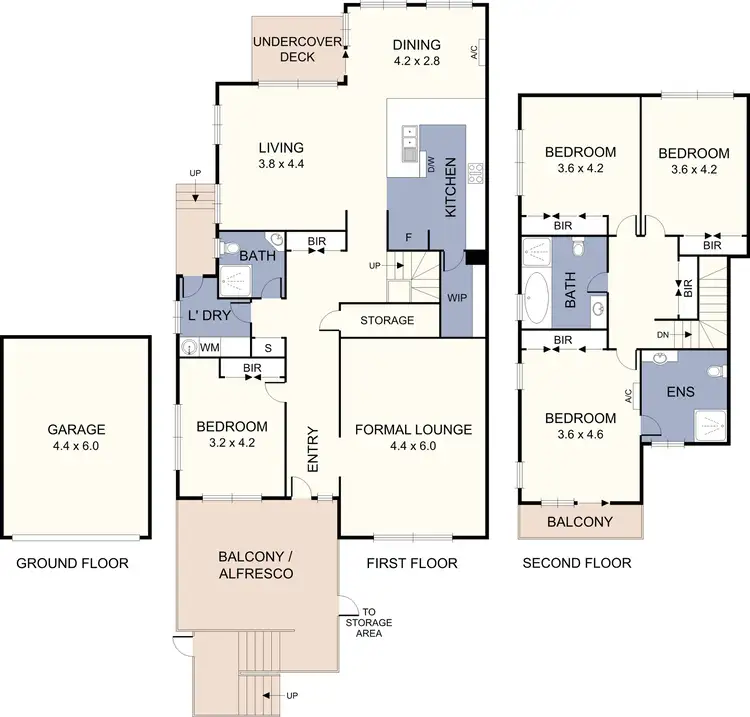 Floorplan of Homely house listing, 3 Damian Court, Glenroy VIC 3046