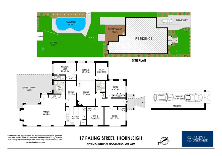 Floorplan of Homely house listing, 17 & 19 Paling Street, Thornleigh NSW 2120