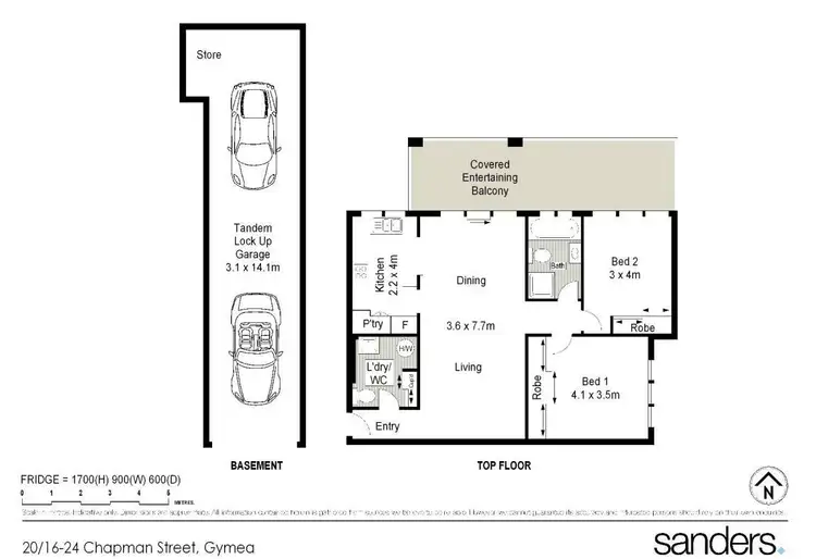 Floorplan of Homely unit listing, 20/16-24 Chapman Street, Gymea NSW 2227
