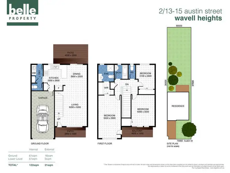Floorplan of Homely townhouse listing, Unit 2/13-15 Austin Street, Wavell Heights QLD 4012