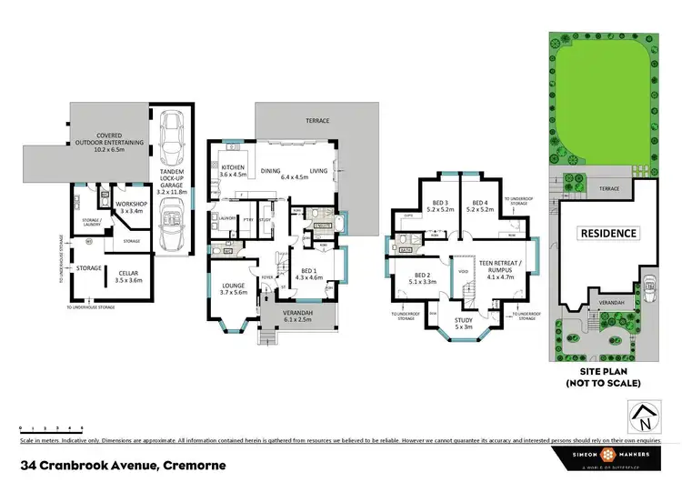 Floorplan of Homely house listing, 34 Cranbrook Avenue, Cremorne NSW 2090