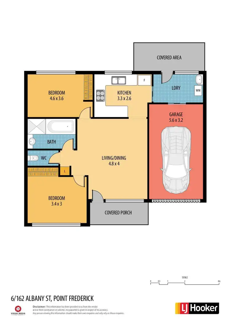 Floorplan of Homely villa listing, 6/162 Albany Street, Point Frederick NSW 2250