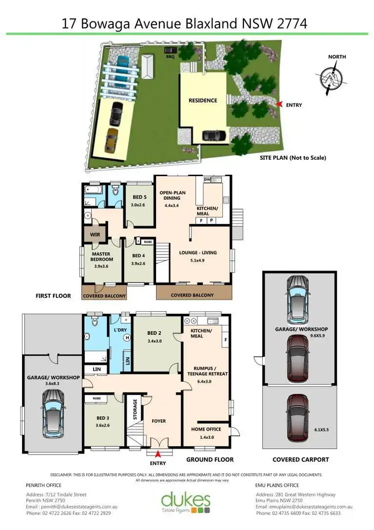 Floorplan of Homely house listing, 17 Bowaga Avenue, Blaxland NSW 2774