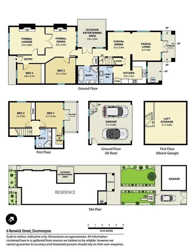 Floorplan of Homely house listing, 6 Renwick Street, Drummoyne NSW 2047