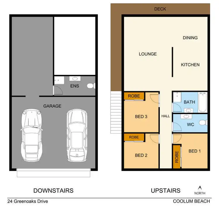 Floorplan of Homely house listing, 24 Greenoaks Drive, Coolum Beach QLD 4573