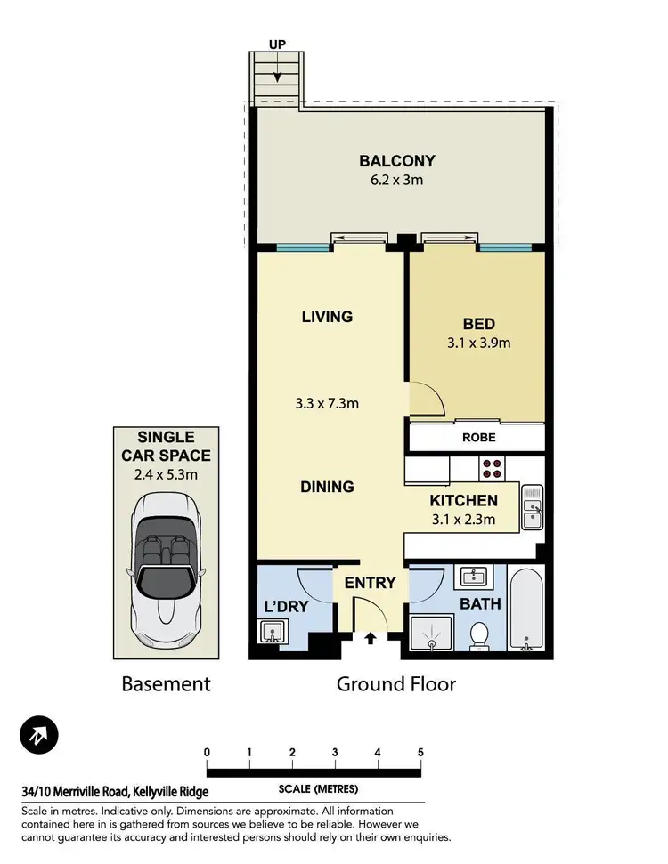 Floorplan of Homely unit listing, 34/10 Merriville Road, Kellyville Ridge NSW 2155