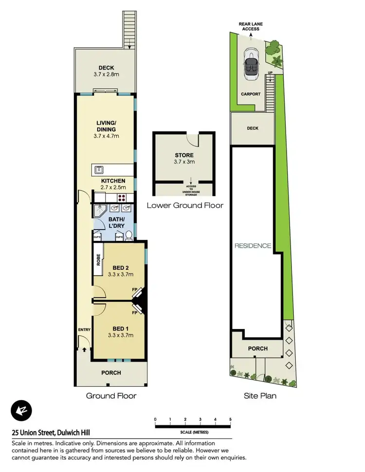 Floorplan of Homely house listing, 25 Union Street, Dulwich Hill NSW 2203