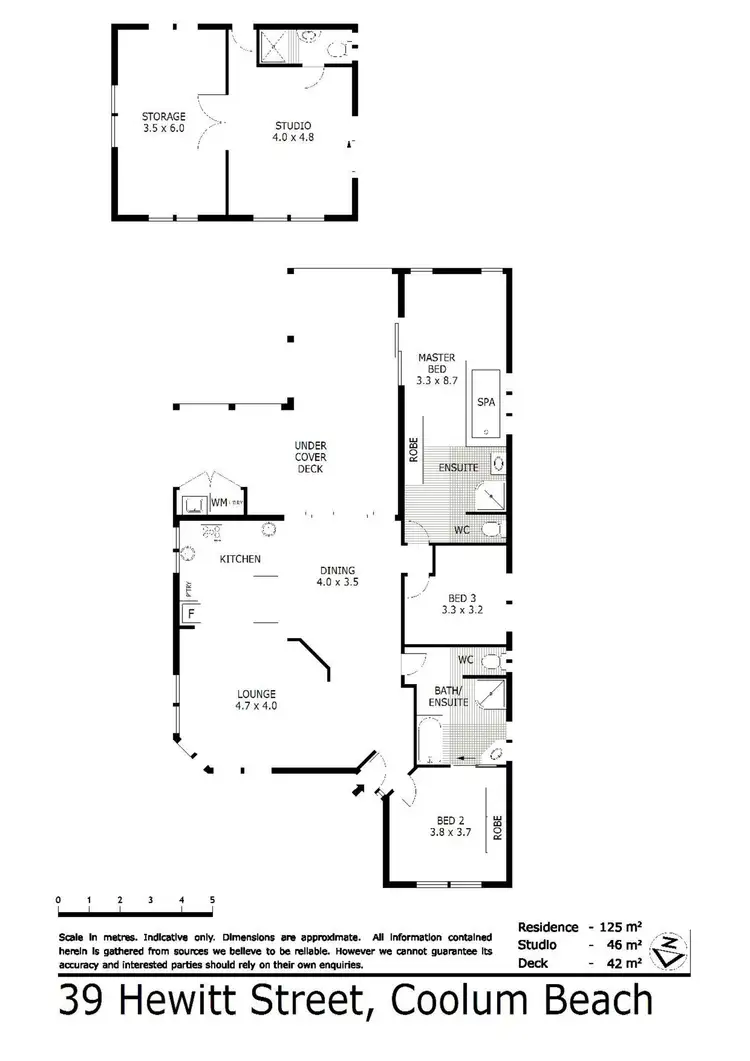 Floorplan of Homely house listing, 39 Hewitt Street, Coolum Beach QLD 4573