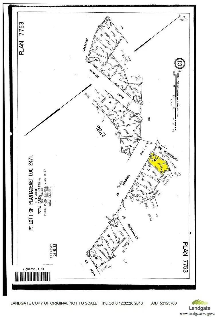 Floorplan of Homely land listing, 11 La Perouse Road, Goode Beach WA 6330