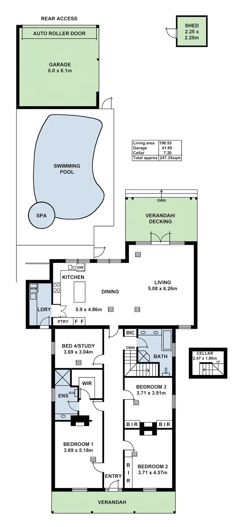Floorplan of Homely house listing, 18 Watson Avenue, Rose Park SA 5067