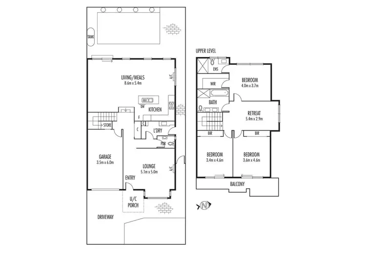 Floorplan of Homely townhouse listing, 71A Price Street, Essendon VIC 3040