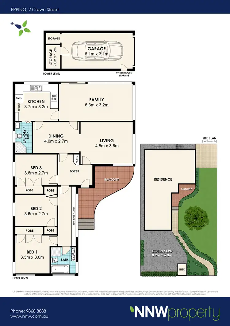Floorplan of Homely house listing, 2 Crown Street, Epping NSW 2121