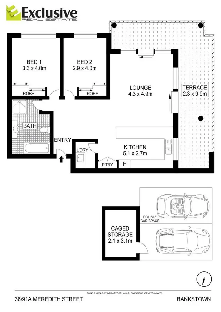 Floorplan of Homely apartment listing, 36/91 Meredith Street, Bankstown NSW 2200