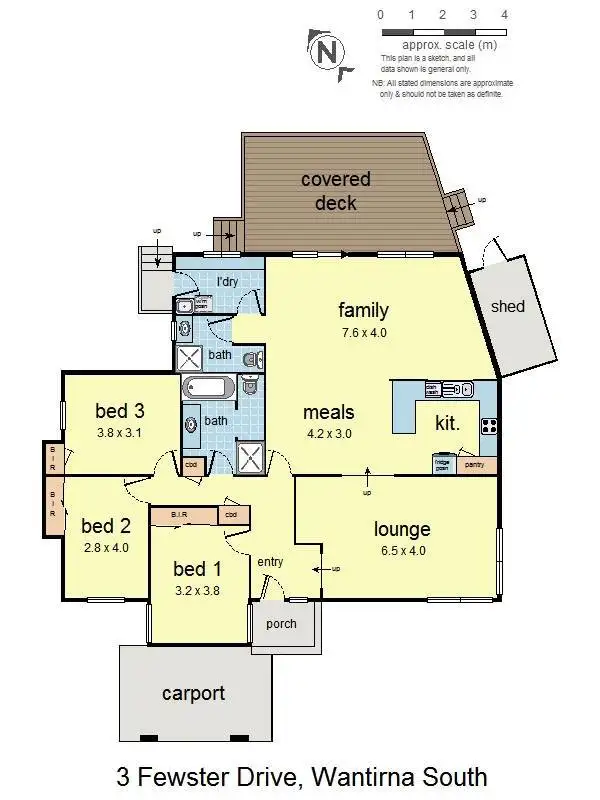 Floorplan of Homely house listing, 3 Fewster Drive, Wantirna South VIC 3152