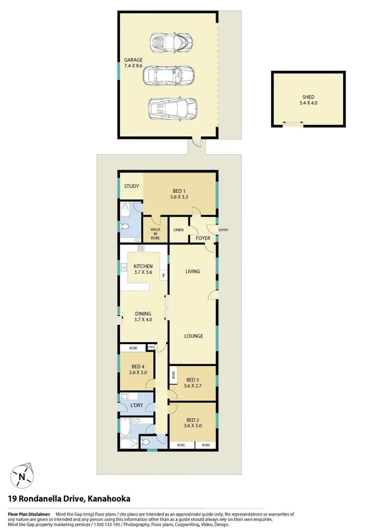 Floorplan of Homely house listing, 19 Rondanella Drive, Kanahooka NSW 2530