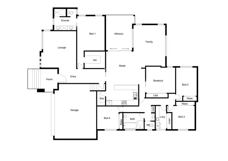 Floorplan of Homely house listing, 6 Essie Coffey Street, Bonner ACT 2914