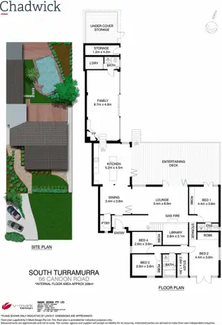 Floorplan of Homely house listing, 66 Canoon Road, Turramurra NSW 2074