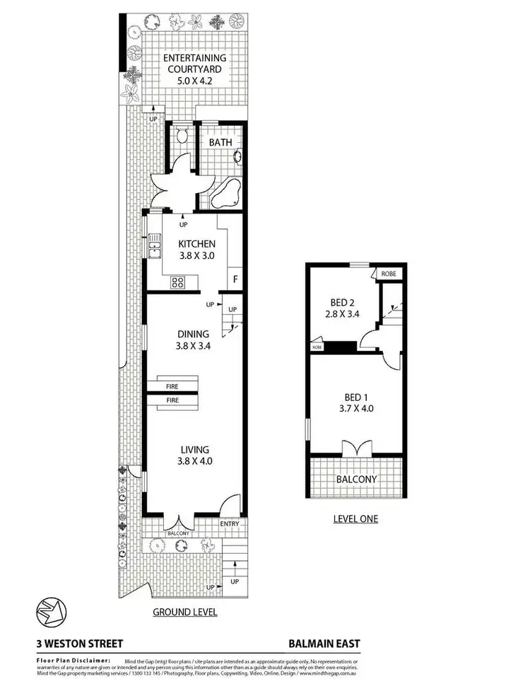 Floorplan of Homely house listing, 3 Weston Street, Balmain East NSW 2041