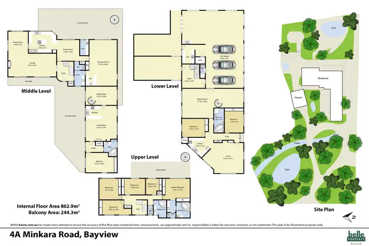 Floorplan of Homely house listing, 4a Minkara Road, Bayview NSW 2104