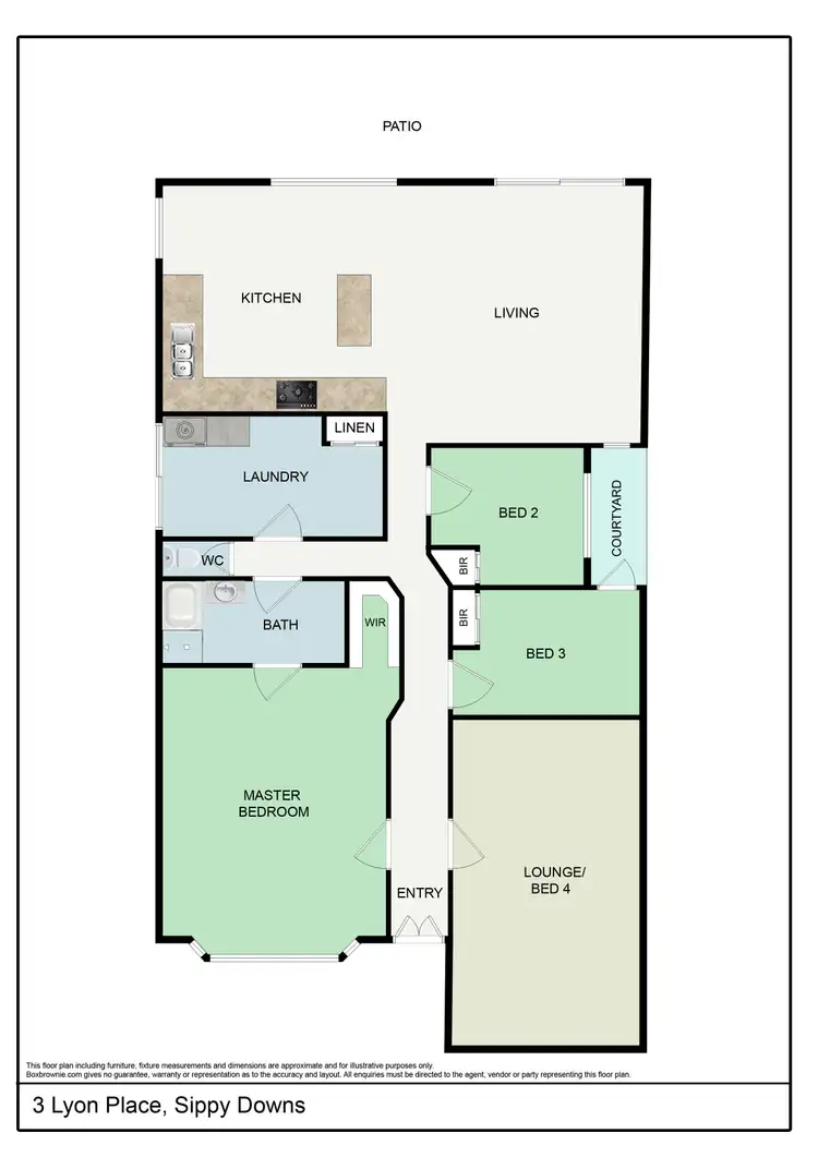 Floorplan of Homely house listing, 3 Lyon Place, Sippy Downs QLD 4556