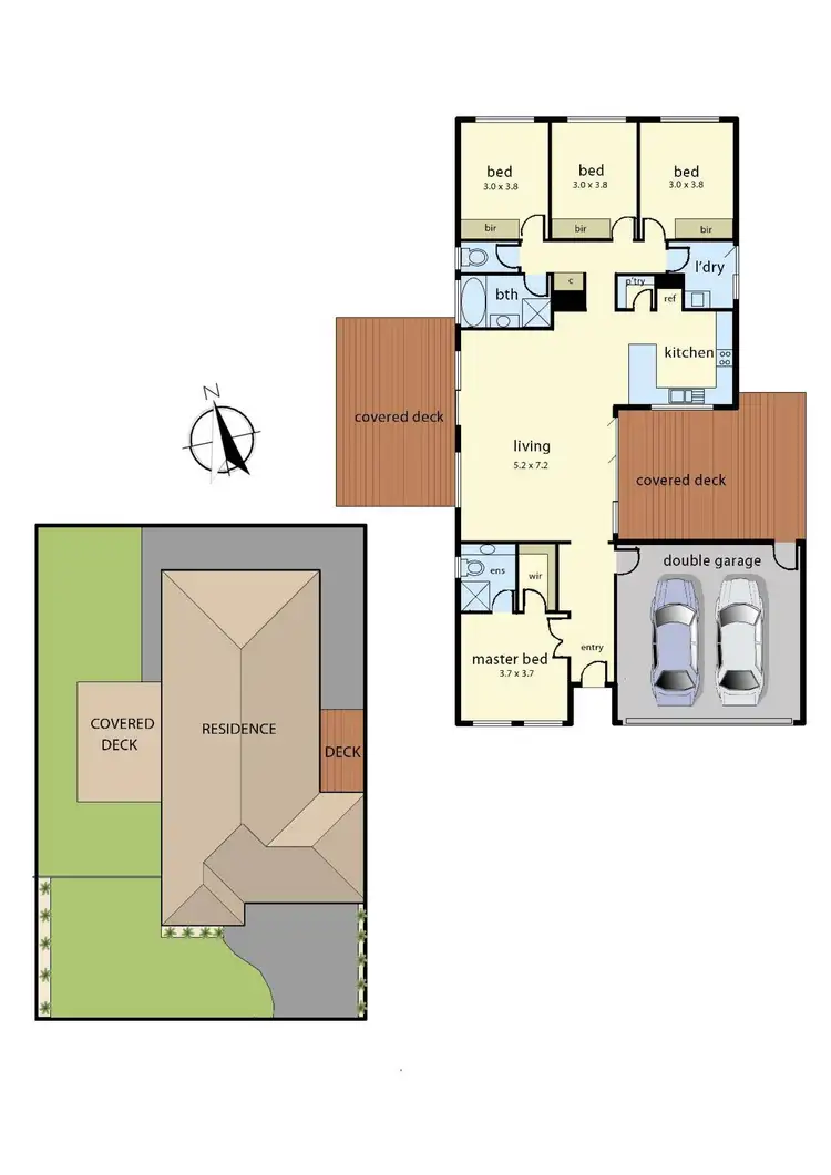 Floorplan of Homely house listing, 15 Clifford Drive, Pakenham VIC 3810