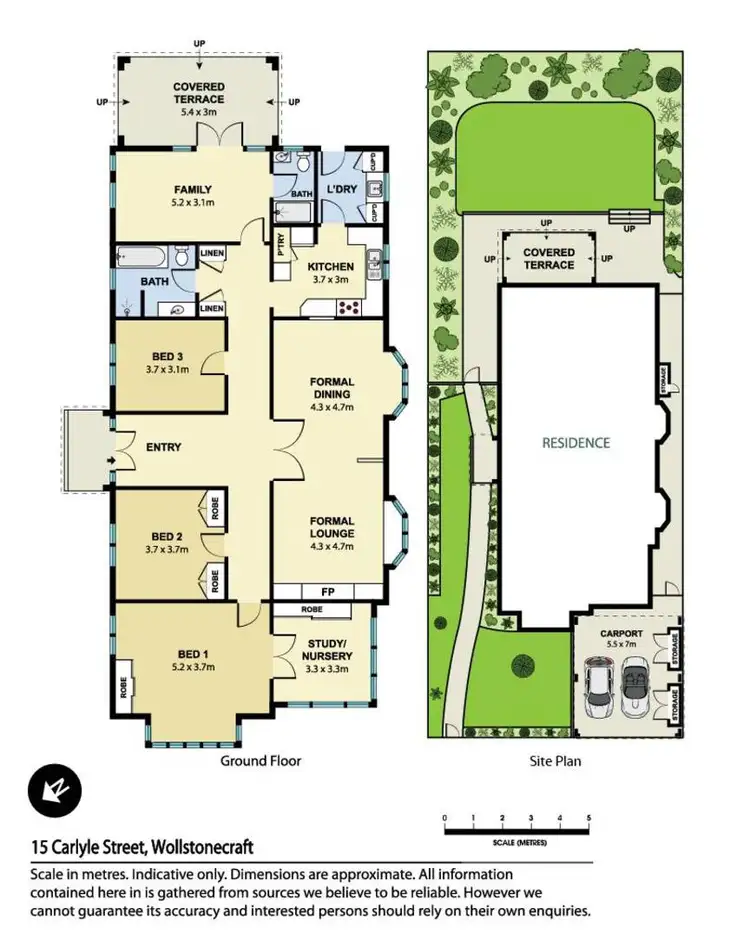 Floorplan of Homely house listing, 15 Carlyle Street, Wollstonecraft NSW 2065