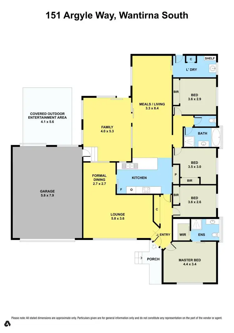 Floorplan of Homely house listing, 151 Argyle Way, Wantirna South VIC 3152
