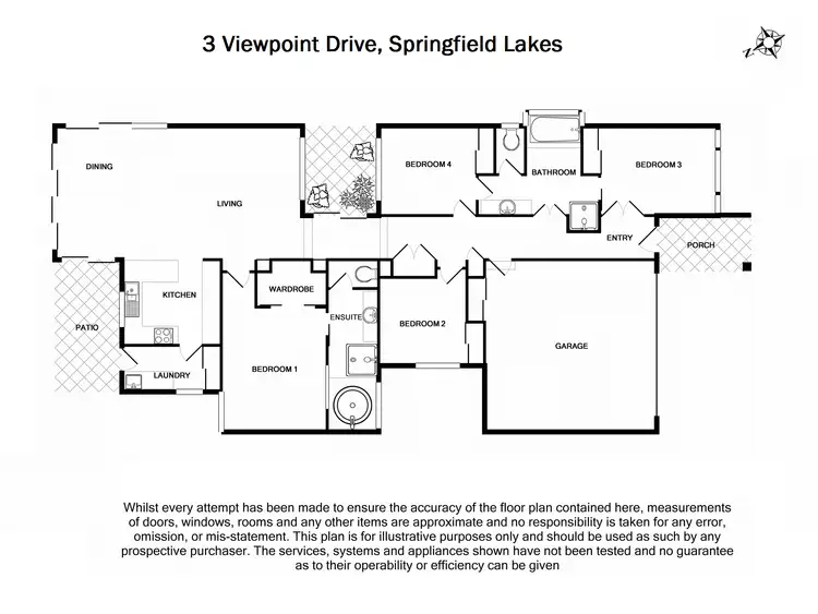 Floorplan of Homely house listing, 3 Viewpoint Drive, Springfield Lakes QLD 4300