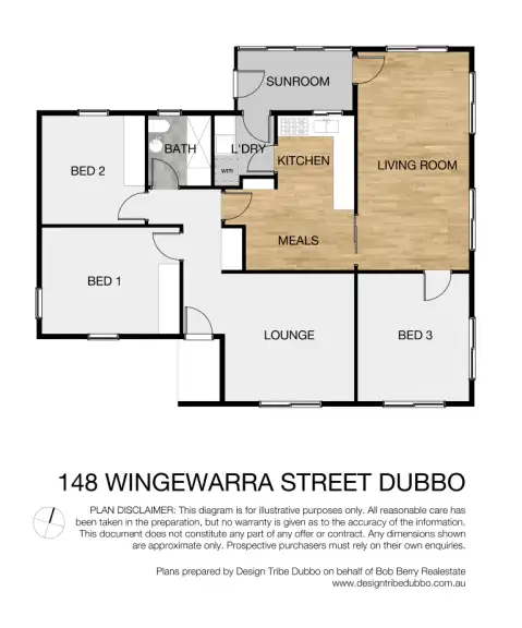 Floorplan of Homely house listing, 148 Wingewarra Street, Dubbo NSW 2830