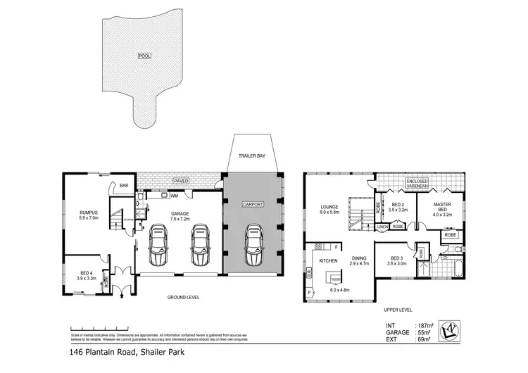 Floorplan of Homely house listing, 146 Plantain Road, Shailer Park QLD 4128