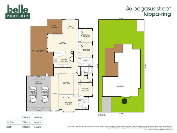 Floorplan of Homely house listing, 36 Pegasus Street, Kippa-ring QLD 4021