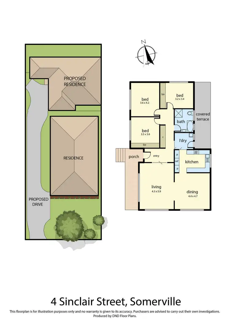 Floorplan of Homely unit listing, 4 Sinclair Street, Somerville VIC 3912