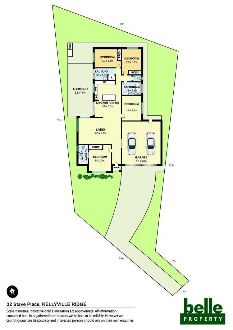 Floorplan of Homely house listing, 32 Stave Place, Kellyville Ridge NSW 2155