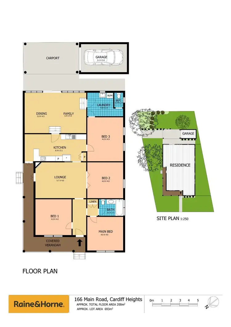 Floorplan of Homely house listing, 166 Main Road, Cardiff NSW 2285