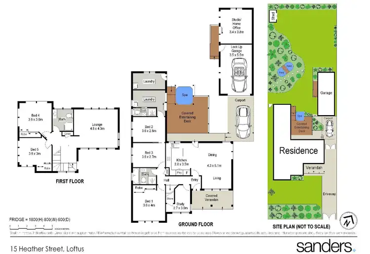 Floorplan of Homely house listing, 15 Heather Street, Loftus NSW 2232