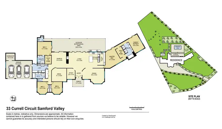 Floorplan of Homely house listing, 33 Currell Circuit, Samford Valley QLD 4520