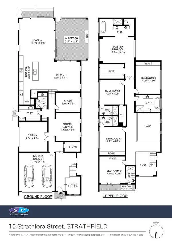 Floorplan of Homely house listing, 10 Strathlora Street, Strathfield NSW 2135