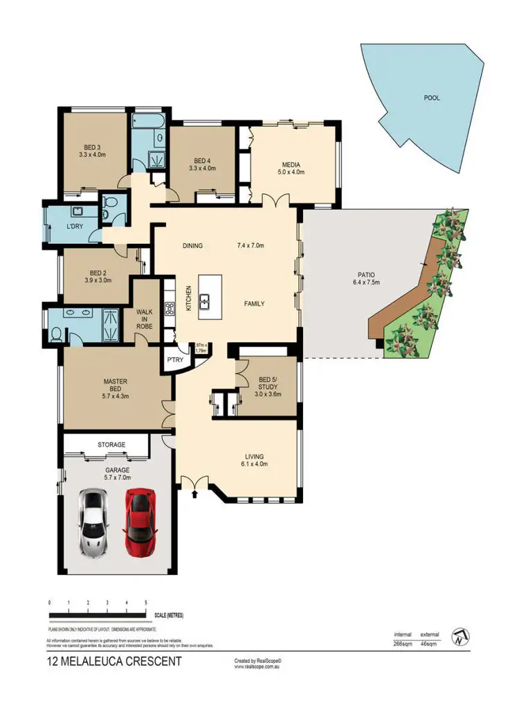 Floorplan of Homely house listing, 12 Melaleuca Crescent, Sinnamon Park QLD 4073