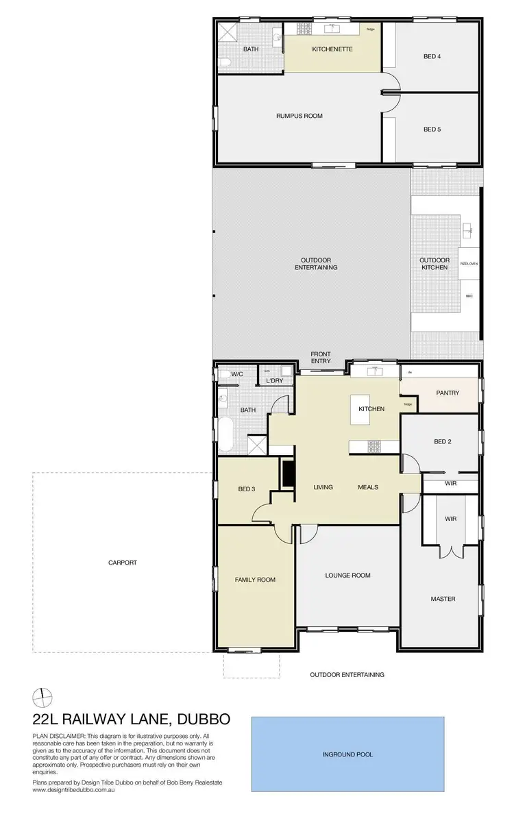 Floorplan of Homely rural property listing, 22L Railway Lane, Dubbo NSW 2830