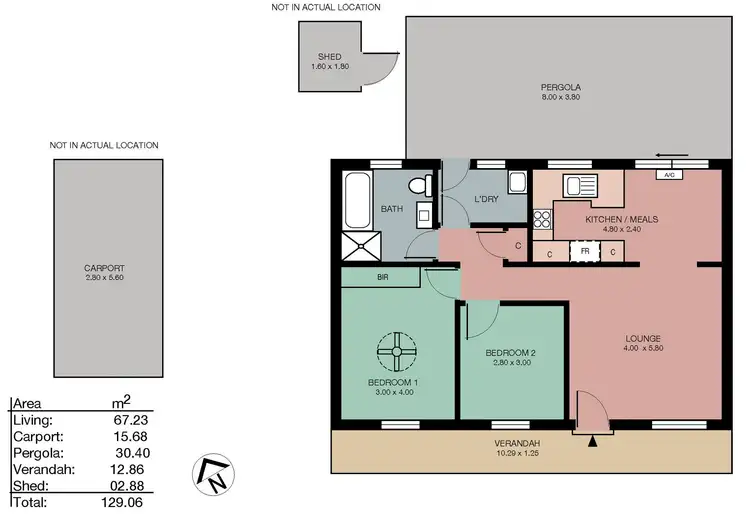 Floorplan of Homely house listing, 3/7 John Street, Woodside SA 5244