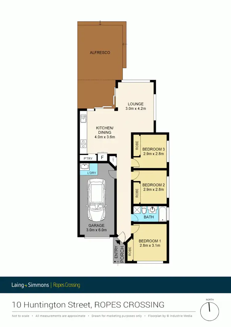 Floorplan of Homely house listing, 10 Huntington Street, Ropes Crossing NSW 2760