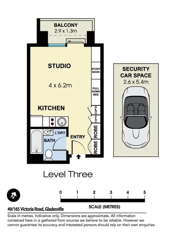 Floorplan of Homely apartment listing, 49/165 Victoria Road, Gladesville NSW 2111