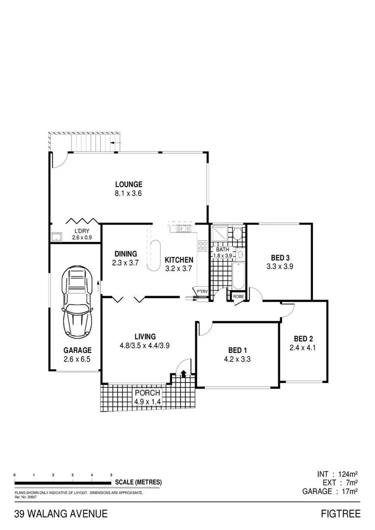 Floorplan of Homely house listing, 39 Walang Avenue, Figtree NSW 2525